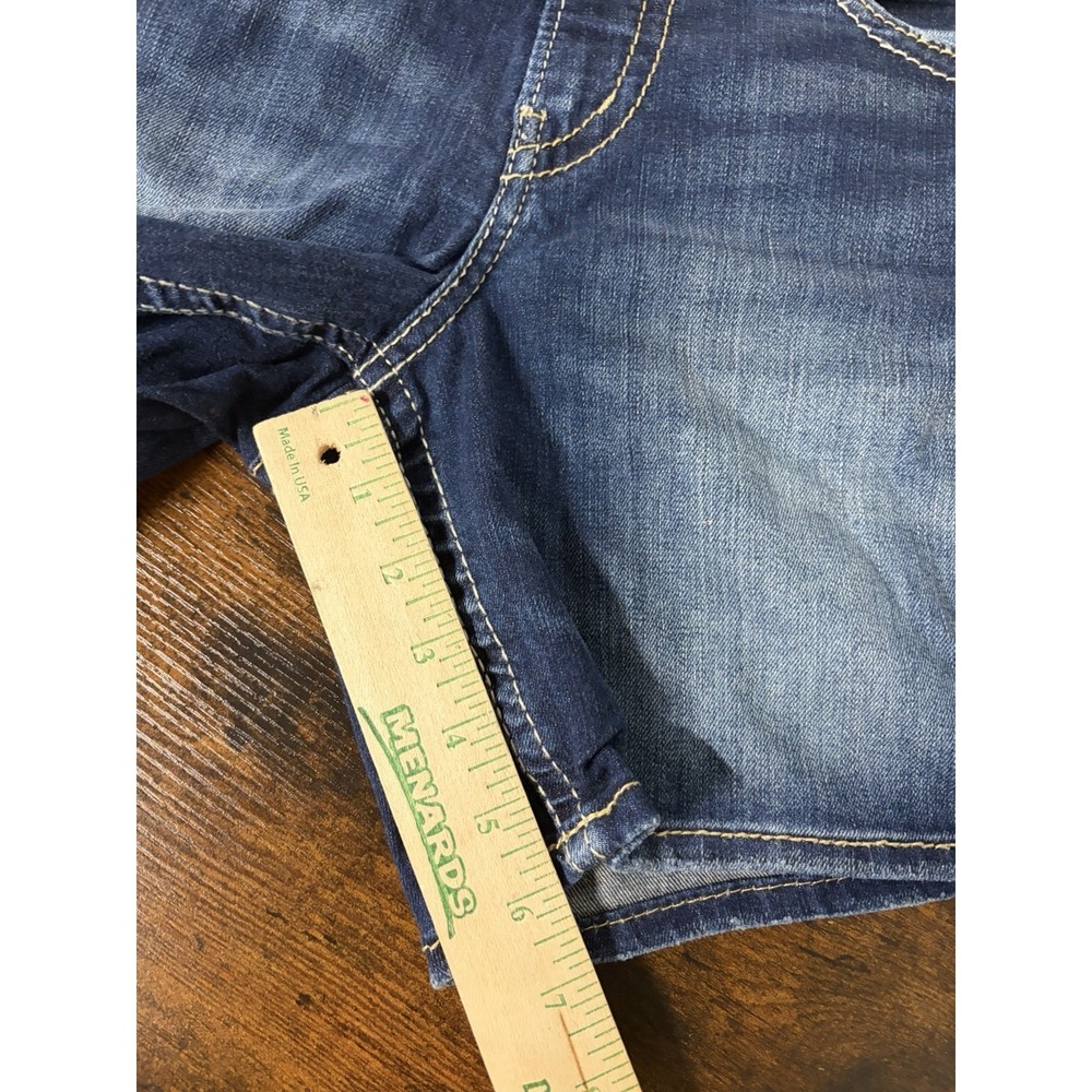 Silver Suki Stretch Shorts Blue Denim Jorts Size 28 (6" Inseam)‎ Womens - Picture 9 of 10